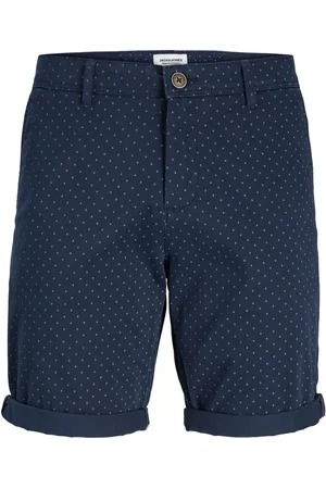 JACK & JONES Velké Velikosti Bermudy s jemným vzorem a podílem streče