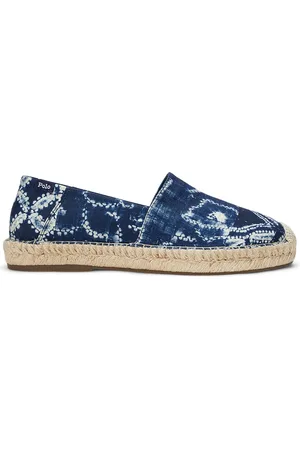 Ralph Lauren Velké Velikosti Espadrilky s florálním batikovaným potiskem