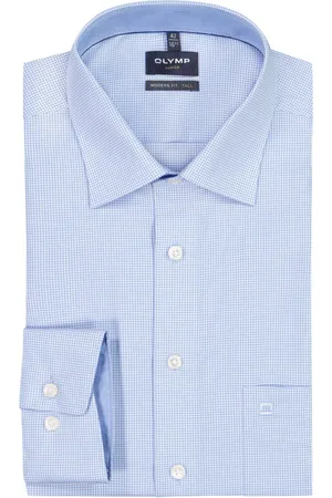 Olymp Velké Velikosti Košile Luxor, modern fit, s vichy kárem, extra dlouhá
