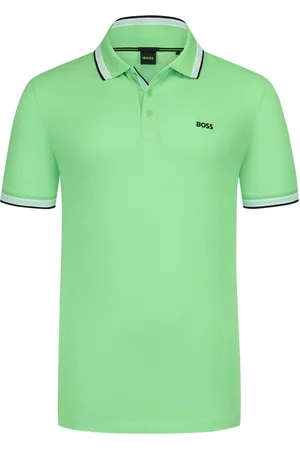 HUGO BOSS Velké Velikosti Piké polo tričko s akcenty proužků a výšivkou loga