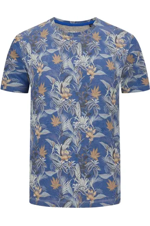 Ragman Velké Velikosti Měkké tričko s florálním potiskem
