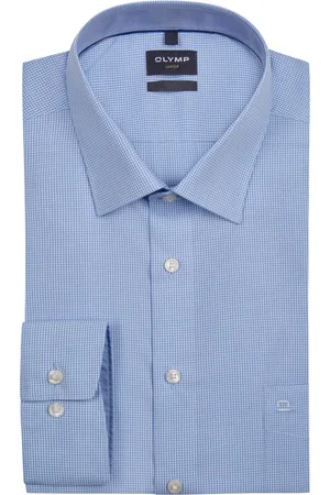 Olymp Velké Velikosti Modern fit, košile s jemným vichy vzorem