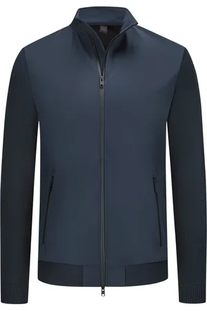 Woolrich Velké Velikosti Hybridní softshellová bunda s pletenými vsadkami