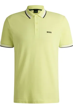 HUGO BOSS Velké Velikosti Piké polo tričko s akcenty proužků a výšivkou loga