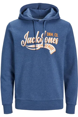 JACK & JONES Velké Velikosti Mikina s kapucí, s velkým potiskem značky na hrudi