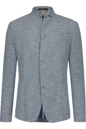 Digel Velké Velikosti Krojové sako Elon ze strukturiované směsové tkaniny, modern fit