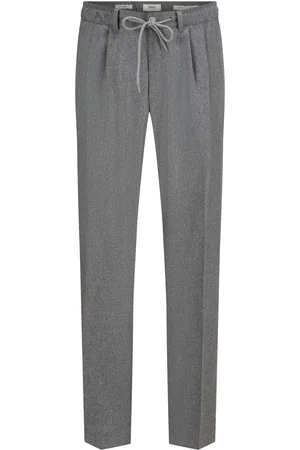 Brax Velké Velikosti Chino kalhoty Timo z měkké střižní vlny, relaxed fit