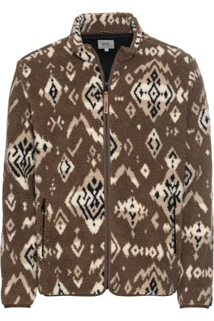 Camel Active Velké Velikosti Podšitá plyšová bunda s norským vzorem