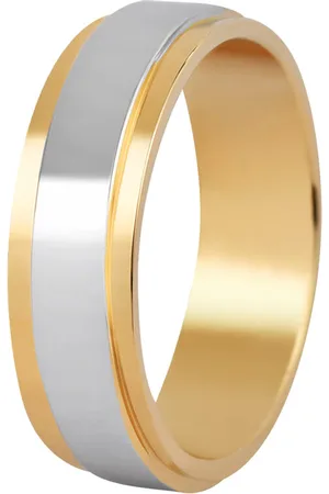 Beneto Exclusive Pánský bicolor prsten z oceli SPP05 62 mm