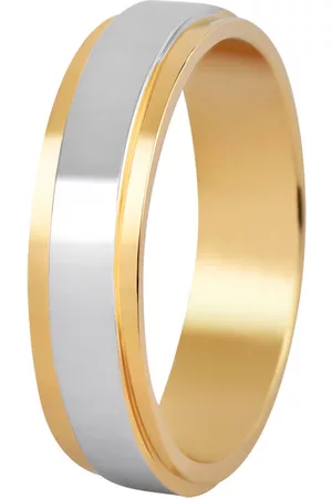 Beneto Exclusive Dámský bicolor prsten z oceli SPD05 49 mm