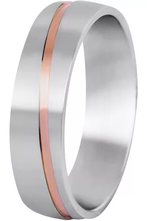 Beneto Exclusive Pánský bicolor prsten z oceli SPP07 62 mm