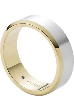Fossil Elegantní pánský bicolor prsten Mens Dress JF03726998 62 mm