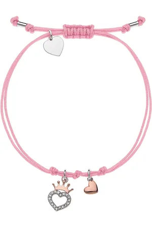 Disney Růžový textilní náramek Princess BS00013TL.CS
