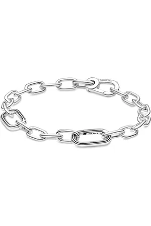 PANDORA Elegantní článkový náramek ze stříbra na přívěsky Me 599662C00 17,5 cm