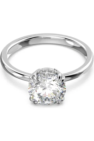 Swarovski Zásnubní prsten s čirým krystalem Constella 5642635 55 mm