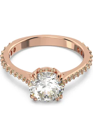 Swarovski Bronzový prsten se krystaly Constella 5642644 55 mm