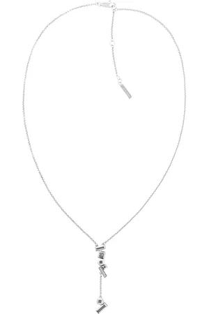 Calvin Klein Půvabný ocelový náhrdelník s krystaly 35000231