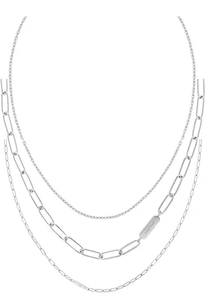 Calvin Klein Sada dámských ocelových náhrdelníků Defiant 35000432
