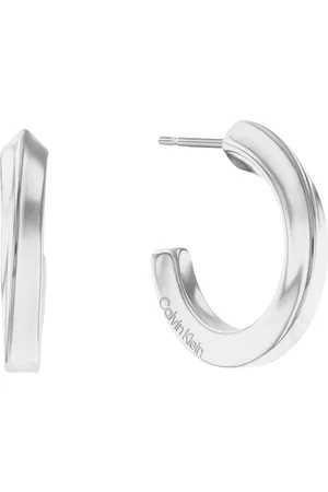 Calvin Klein Půvabné ocelové náušnice Sculptural 35000310