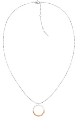 Calvin Klein Bicolor náhrdelník z oceli Soft Squares 35000453