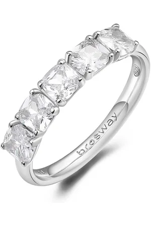 Brosway Slušivý stříbrný prsten Fancy Infinite White FIW25 50 mm