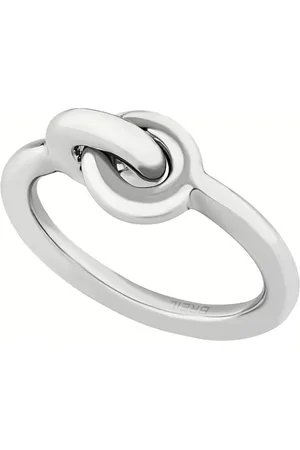 Breil Minimalistický ocelový prsten Tie Up TJ348 52 mm