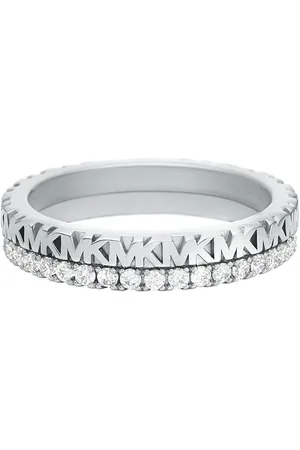 Michael Kors Elegantní stříbrný prsten se zirkony MKC1581AN040 52 mm
