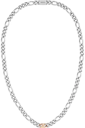 HUGO BOSS Pánský bicolor náhrdelník z oceli Rian 1580586