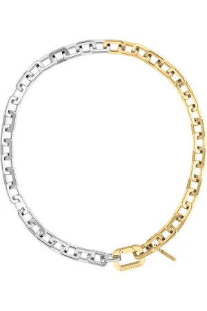 Calvin Klein Nepřehlédnutelný bicolor náhrdelník Bold Metals 35000552
