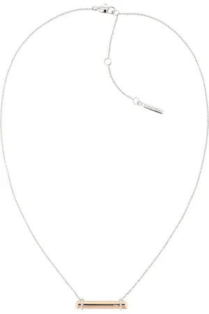 Calvin Klein Elegantní bicolor náhrdelník Elongated Linear 35000014