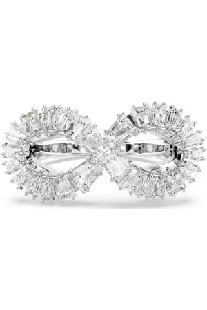 Swarovski Blyštivý prsten Nekonečno Hyperbola 567969 52 mm