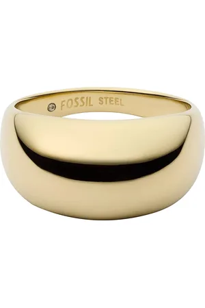 Fossil Výrazný pozlacený prsten pro ženy Ellis JF04746710 52 mm