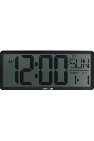 Karlsson Retro LCD digitální hodiny KA6020BK
