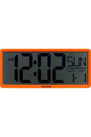 Karlsson Retro LCD digitální hodiny KA6020OR
