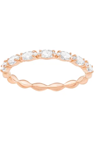 Swarovski Pozlacený třpytivý prsten Vittore 5366571 55 mm
