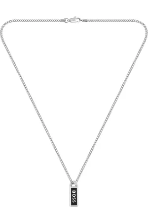 HUGO BOSS Pánský ocelový náhrdelník Kassy Emblem 1580677