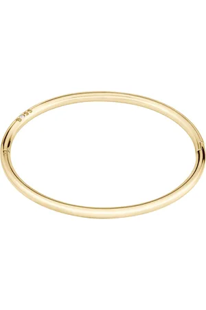HUGO BOSS Minimalistický pevný náramek z pozlacené oceli Live 1580686