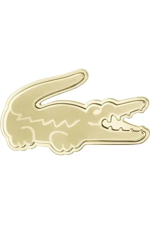 Lacoste Originální pozlacená brož Krokodýl 2040484