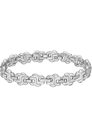 HUGO BOSS Fashion ocelový náramek Double B 1580740