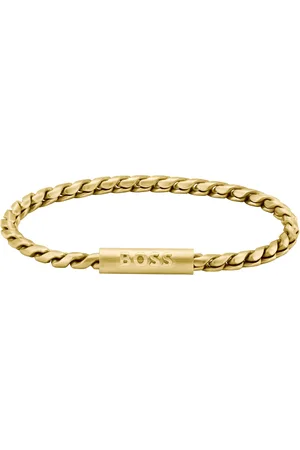 HUGO BOSS Fashion pozlacený náramek pro muže Doran 1580696