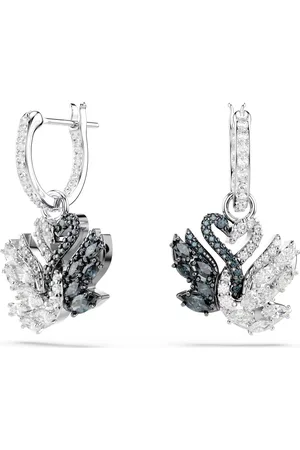 Swarovski Ikonické visací náušnice 2v1 Swan 5705728