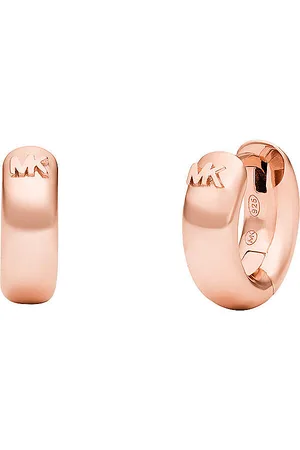 Michael Kors Nadčasové bronzové kruhy Huggie Hoop MKC1599AA791