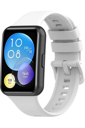 4wrist Silikonový řemínek pro Huawei Watch FIT 2 Active - White