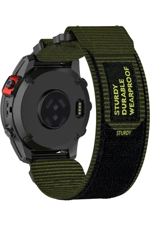 4wrist Velcro řemínek pro Garmin 22 mm - Green