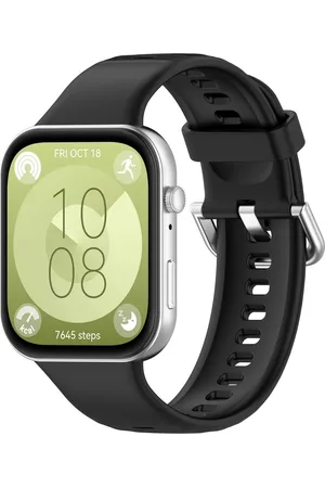4wrist Silikonový řemínek pro Huawei Fit 3 - Black