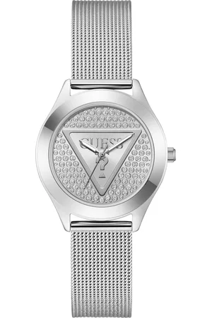 Guess Ladies Silver Tone Analog Watch GW0835L1