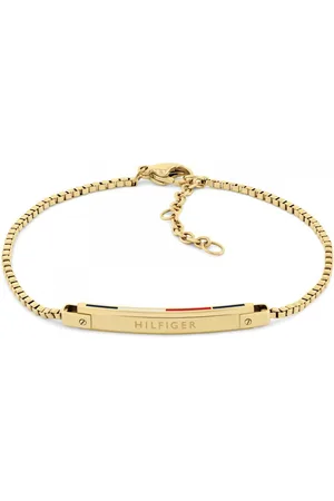 Tommy Hilfiger Slušivý pozlacený náramek Linear 2780953
