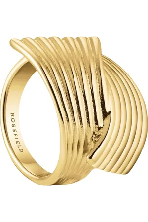 ROSEFIELD Designový pozlacený prsten pro ženy JRSK 50 mm