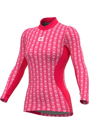Alé Cyklistické triko s dlouhým rukávem - INTIMO CUBES LADY
