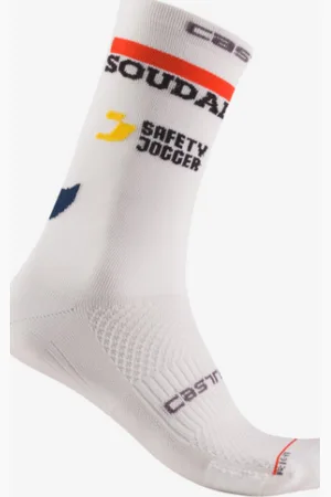 Castelli Cyklistické ponožky klasické - ROSSO CORSA PRO 18 QUICK STEP 2025